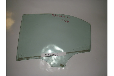 Скло двері заднє ліве седан Mazda 6 (GG-GY) 2003-2007 GJ6A73511A (1689)