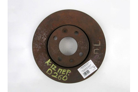 Диск тормозной передний D260 Nissan Micra (K12) 2002-2011 40206AX600 (3464)