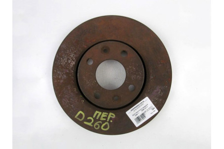 Диск гальмівний передній D260 Nissan Note (E11) 2006-2013 402061HA0A (4006)