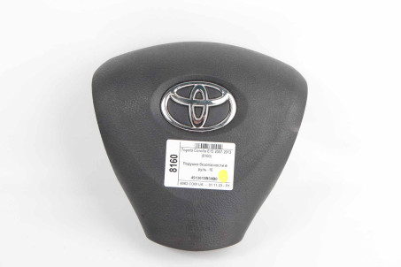 Подушка безопасности в руль -10 Toyota Corolla E15 (E150) 2007-2013 4513012B50B0 (8160)
