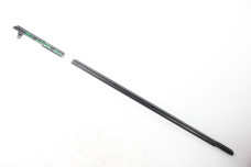 Молдинг скла двері передній лівий Nissan Tiida (C11) 2007-2013 80821EE000 (9281)