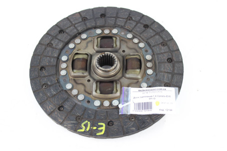 Диск сцепления 1.6 Toyota Corolla E15 (E150) 2007-2013 3125012510 (12194)