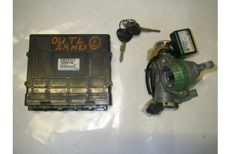 Блок керування двигуном комплект 2.4 МКПП Mitsubishi Outlander (CU) 2003-2008 1860A156 (14134)