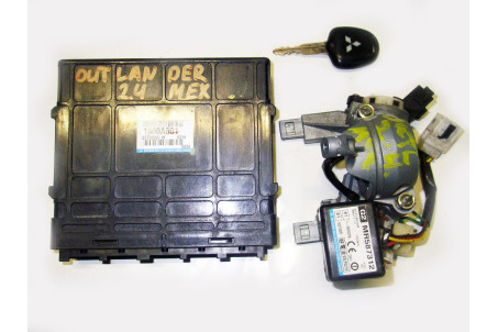 Блок управления двигателем комплект 2.4 МКПП Mitsubishi Outlander (CU) 2003-2008 1860A601 (14136)