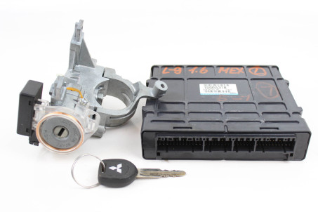 Блок управления двигателем комплект 1.6 Mitsubishi Lancer 9 (CSA) 2003-2009 1860A318 (14140)