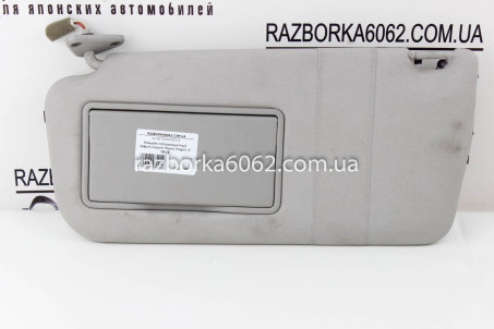 Козырёк солнцезащитный левый серый Mitsubishi Pajero Wagon IV (V90) 2007-2013 7620A385YA (16907)