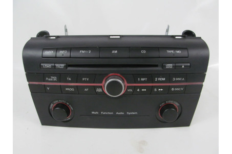 Магнітофон 6 DISK CD Mazda 3 (BK) 2003-2008 BP4M669S0A (20234)