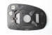 Зеркальный элемент левый с подогревом (RHD) Toyota Avensis T27 (T270) 2009-2018 8796105380 (22843)