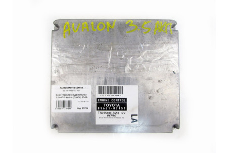 Блок управления двигателем 3.5 АКПП Toyota Avalon (GSX30) 2005-2011 8966107451 (23724)