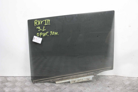 Стекло двери заднее левое оригинальная тонировка Toyota RAV-4 III (XA30) 2005-2012 6810442130 (26847)