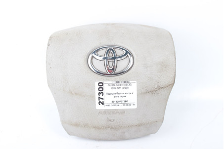 Подушка безопасности в руль серая Toyota Avalon (GSX30) 2005-2011 4513007072B0 (27300)