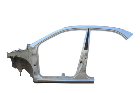 Поріг лівий зі стійками (A-B) Toyota Corolla E12 (E120) 2000-2006 6113202110 (30874)