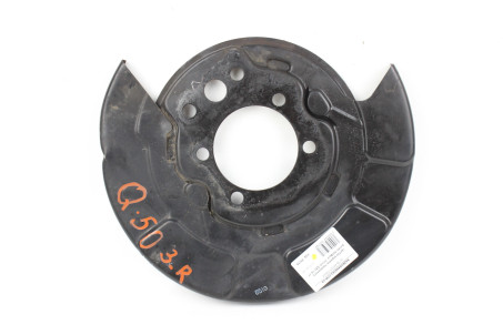 Щиток заднього гальмівного диска правий Infiniti Q50 (V37) 2014-2017 440201MB6A (35078)