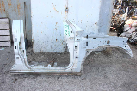 Чверть кузова передня права (стійка А+B) Nissan Pathfinder (R51) 2006-2014 64100EB330 (36660)