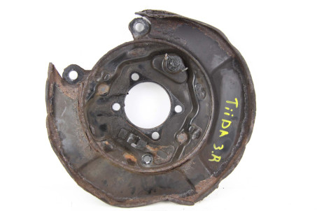 Щиток заднього гальмівного диска правий Nissan Tiida (C11) 2007-2013 44020EM10B (50909)