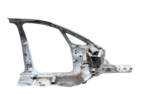 Четверть кузова передняя левая (стойка А+В) 5-D Mitsubishi Colt (Z30) 2004-2012 5311B519 (58267)