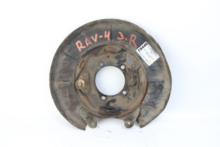 Щиток заднього гальмівного диска правий Toyota RAV-4 II 2000-2005 4650342020 (59440)
