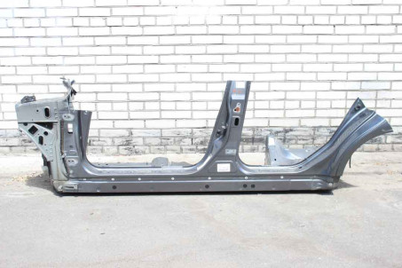 Порог левый со стойками (A-B)+сапожок Infiniti Q50 (V37) 2014-2020 G64114GAMA (10062204)