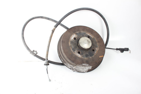 Барабан гальмівний задній в зборі RH Nissan Note (E11) 2006-2013 43206AX650 (100771)