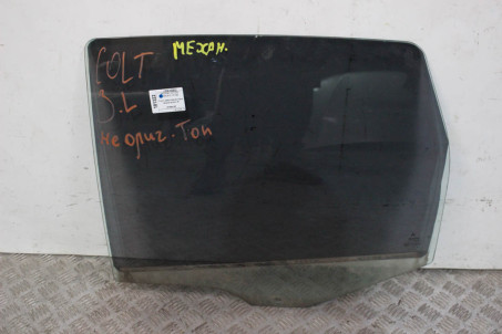 Стекло двери заднее левое механическое -08 Mitsubishi Colt (Z30) 2004-2012 5736A157 (101322)
