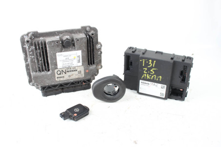 Блок керування двигуном комплект 2.5 АКПП Nissan X-Trail (T31) 2007-2012 23710JG35 (57795)