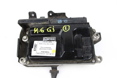 Блок управления двигателем 2.5 АКПП Mazda 6 (GJ) 2012-2018 PY8D18881A (61087)