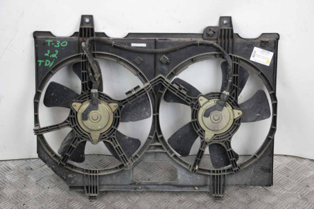 Дифузор з вентиляторами комплект 2.2 МКПП Diesel Nissan X-Trail (T30) 2002-2007 214818H800 (62337)