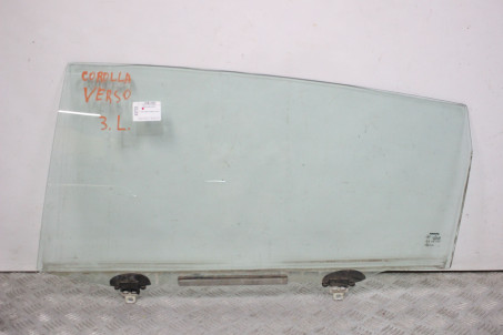 Скло двері заднє ліве Toyota Corolla Verso 2004-2009 681040F010 (63733)