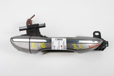 Ручка двери наруж прав зад с хром полосой Toyota Corolla E16 (E160) 2013-2018 6921012260 (73695)