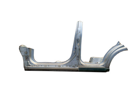 Порог левый со стойками (A-B)+сапожок Kia Sorento (BL) 2002–2009  (79044)