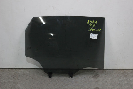 Скло двері заднє праве оригінальне тонування Hyundai Kona (OS) 17- 83420J9020 (80136)